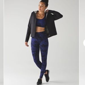 EUC Lululemon Wunder Under Shibori Emperor Blue